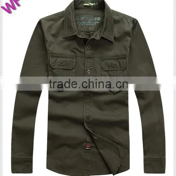Custom Latest Military Shirt Designs for Men photo-2