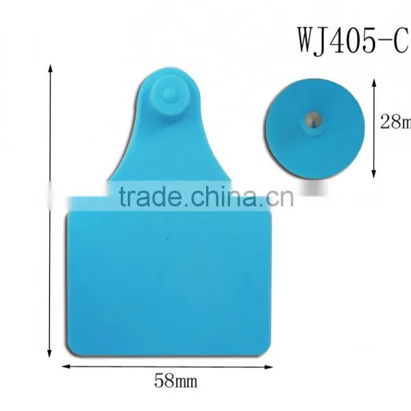 WJ405-C Blank Green Cattle Ear Mark photo-3