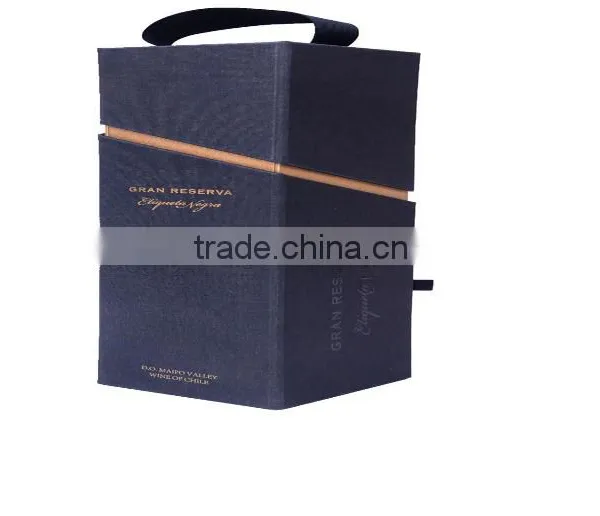 High Quality Paper Wine Gift Box,leather Wine Box photo-5