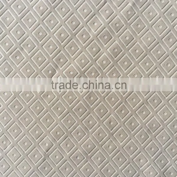 2016 New Style 3D Crumple Design Flock Fabric for Upholstery, Cushion, Bag photo-2