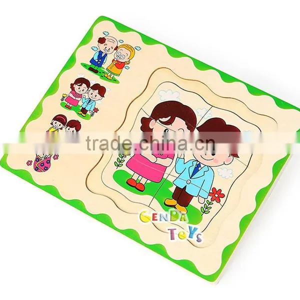 Hot Selling Wooden People's Upgrowth Kids Puzzle Toys photo-4