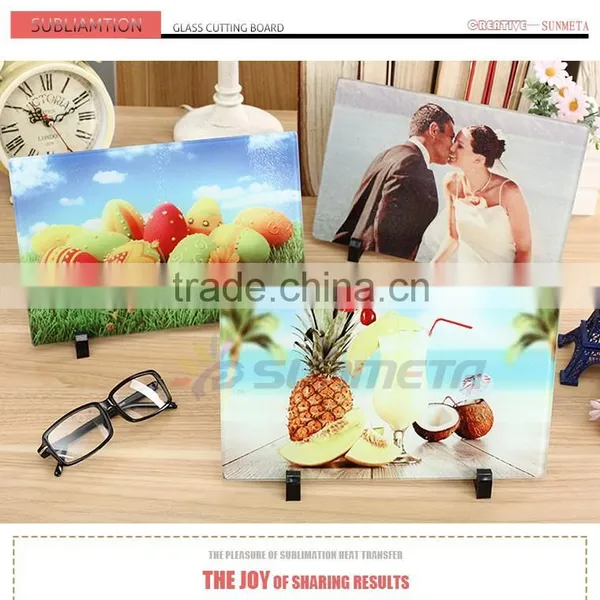 Blank Sublimation Material Glass Cutting Board for Sale photo-3