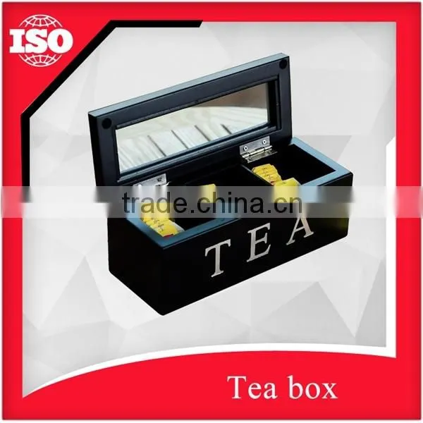 High-end Wooden Tea Packing Case With Departments for Sale photo-4