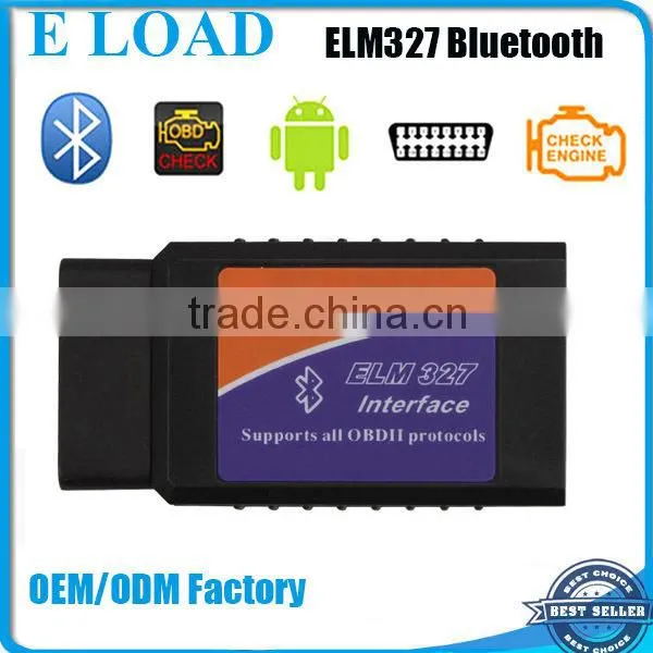 Wireless Elm327 OBD2 Scan Auto Code Scanner V1.5 Obd Bluetooth Elm 327 Works On Android Torque 1 Year Warranty