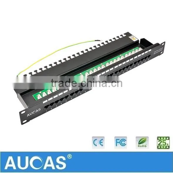 25 Port Telephone Coax Patch Panel Wall Mount Cat.6 Voice Patch Panel photo-2