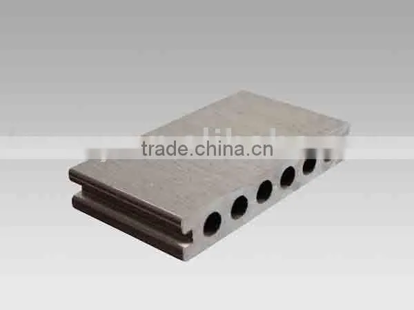Outdoor Ribbed Hollow Wpc Decking/garden Flooring