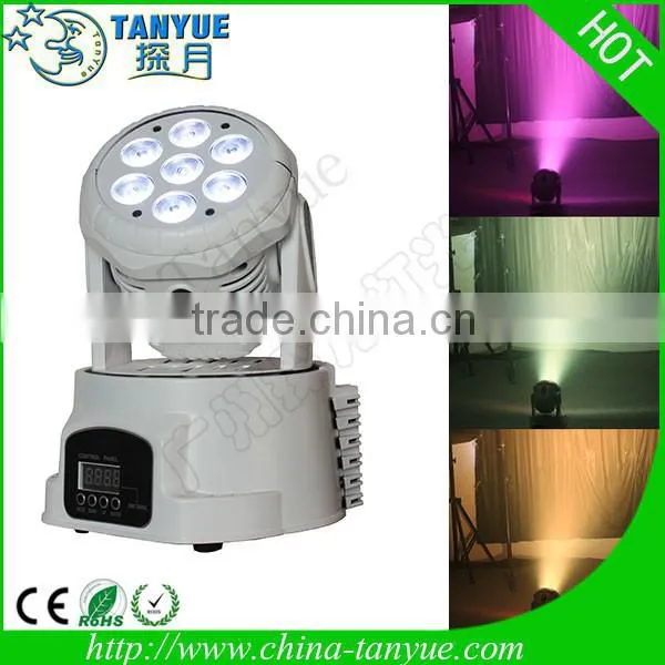 Factory Price 7 Pcs 4 in 1 Rgbw 10w Wash 7pcs Moving Head Light photo-2