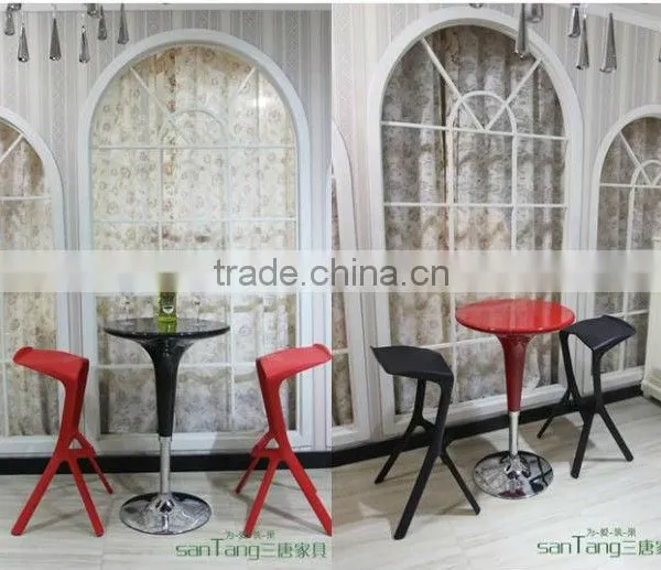 Wholesale Stacking New Design Modern Plastic Miura Bar Stool photo-6