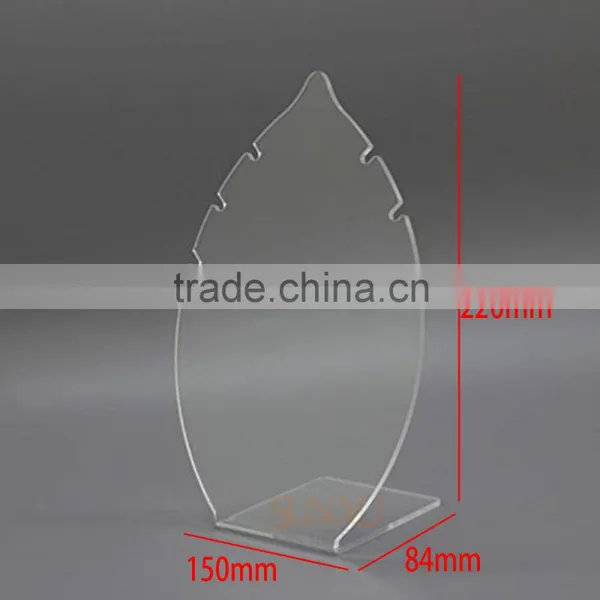 Custom Design And Size Acrylic L-shape Clear Necklace Stand photo-4