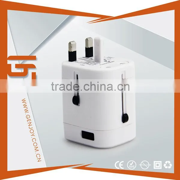 Universal Usa Travel Adaptor With Electrical Switch Socket 2500Ma photo-5