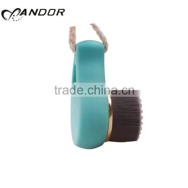 2016 Soft Bristle Rubber Paint Bamboo Bristle Facial Brush photo-3