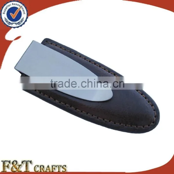 New Style Leather Stainless Steel Paper Clip for Manufactur photo-2