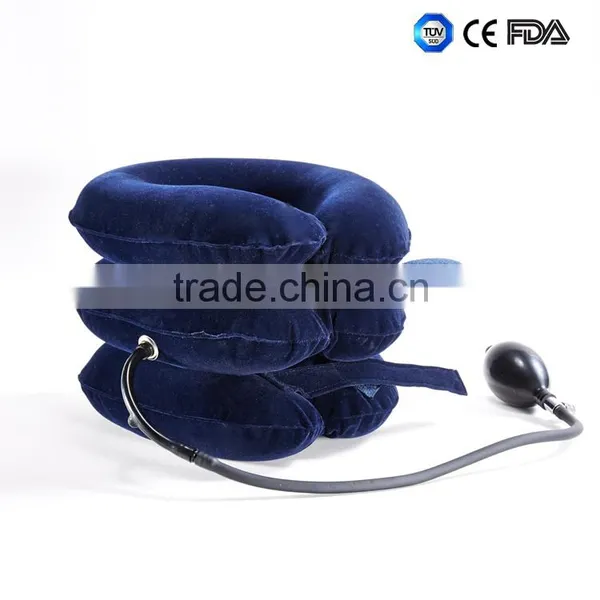 Portable Neck Massage Collar Air Neck Traction Inflatable Cervical Collar for Driving Supplier's Choice photo-3