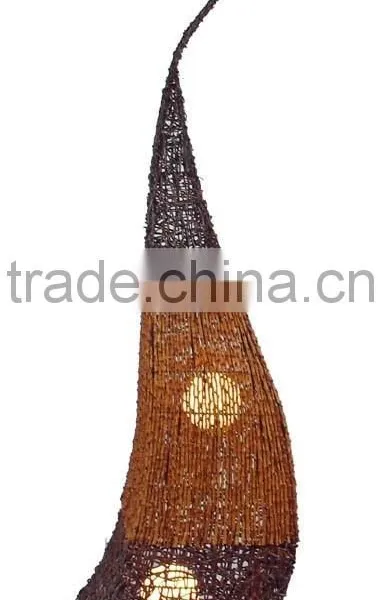 Modern Brown Rattan Floor Lamp/Lights of Decoration With CE photo-4