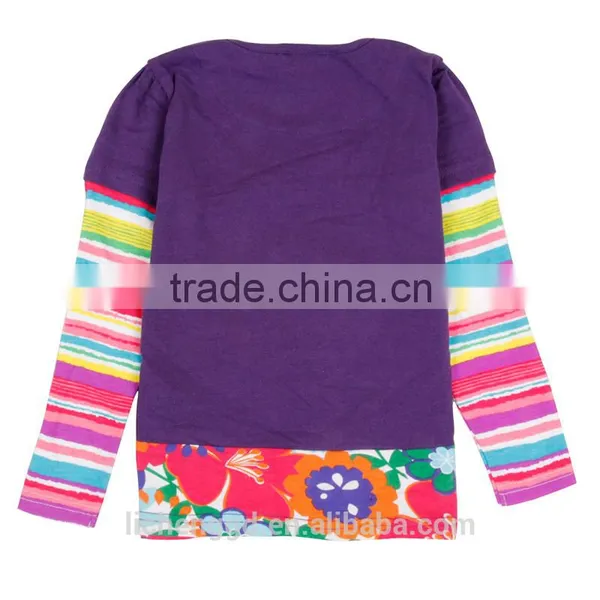 (F5717) 2016 New Nova Kids Wear Brand Baby Girls t Shirts Girls Casual t Shirts Children Clothes Fashion Kids Clothes t Shirts photo-2