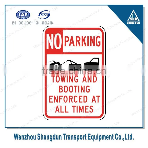 China Good Price Custom no Parking Aluminum Sign Board