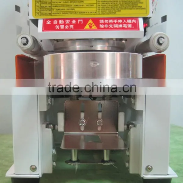 Plastic Packaging Material and Electric Driven Type Puffed Food Auto Filling And Sealing Machine, Small Cup Sealing Machine photo-5