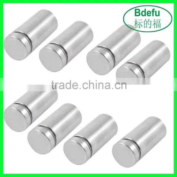 Stainless Steel Advertisment Nails Glass Wall Connector Standoff Pins