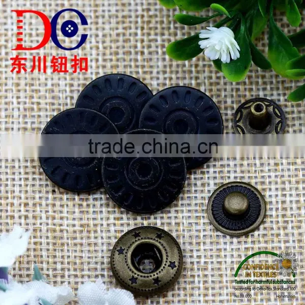 Guangzhou Metal Snap Button Manufactory Black Button for Leather photo-6
