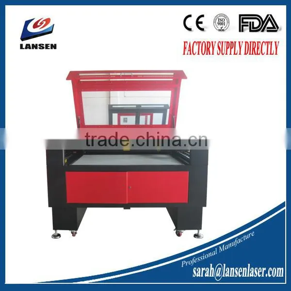 100W Fast Speed Co2 Laser Cutting Machines With Metal Slat Work Table