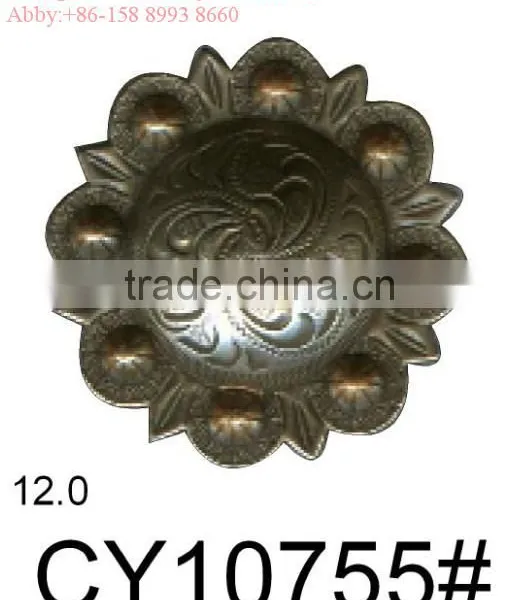 Bag Parts Clothing Accessories Belt Conchos for Leather Products