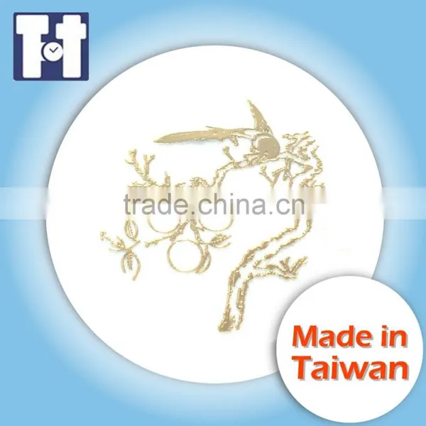 Custom Metal Sticker Gold Foil Sticker Designed