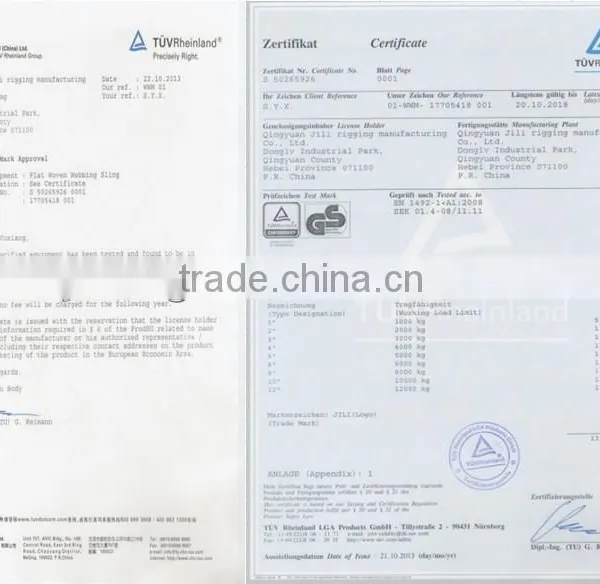 Belt Type Round Sling to Lifting Reliable Belt Type Sling photo-6