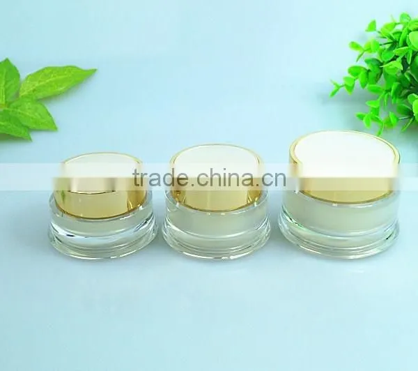 Cystal Top ABS Cap Plastic Acryrlic Cream Jars photo-5