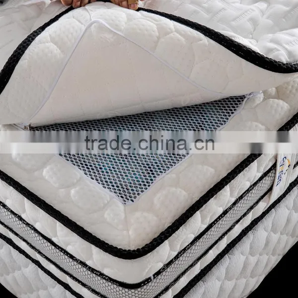 Five Zones Pocket Spring Queen Size Sleeping Bed Mattress EV1318 photo-3