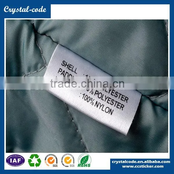 Sew on Clothing Wholesale Cotton Sticker Self Adhesive Washable Ribbon for Fabric Label photo-3