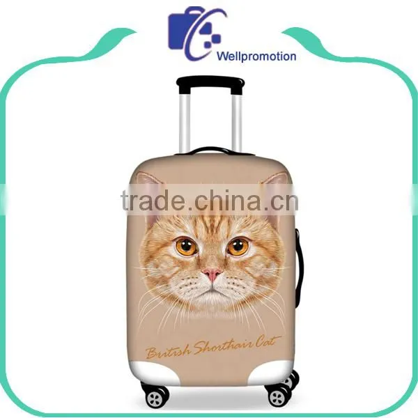 Durable Elastic Custom Spandex Suitcase Luggage Cover photo-2