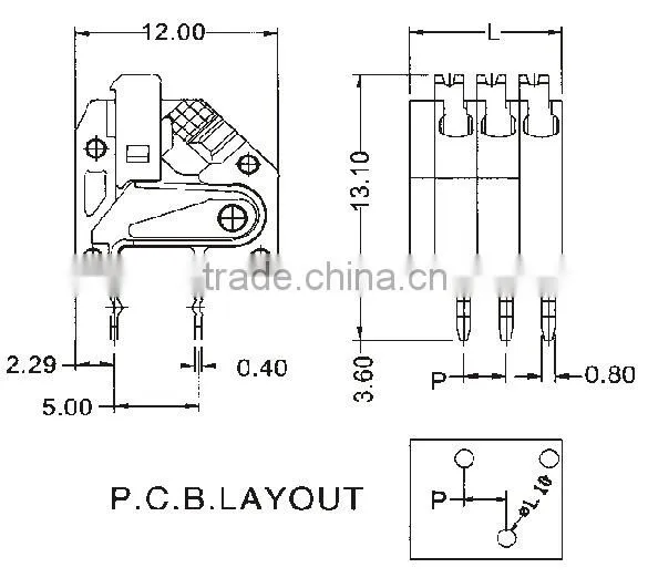 Manufacturer 2.5MM Screw-less Terminal Connectors For Communication Video Output With UL UDE CE CQC Certificate photo-2