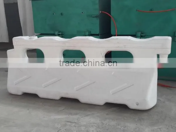 High Precision HDPE Plastic Material Road Safety Barrier Blowing Mould for Blow Molding Machine photo-1