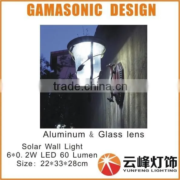 GAMASONIC Aluminum Wall Mounted Outdoor Solar Lights photo-2