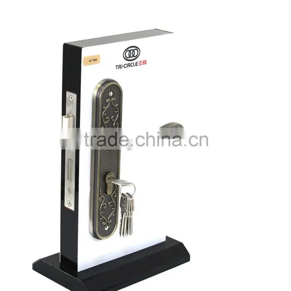 TRI-CIRCLE Zinc Alloy Door Lock, Handle Door Lock Set photo-4