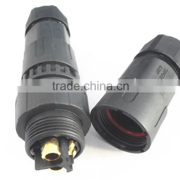 50A/15A High Current Power Cord Screw and Solder Termination Waterproof Connector photo-2
