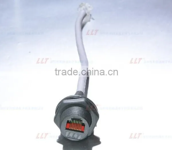 IP67 Waterproof RJ45 Plug and Socket Attached With CAT 5E Cable photo-4