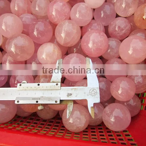 2015 New Promoted Natural Rose Quartz Crystal Balls for Gift photo-3