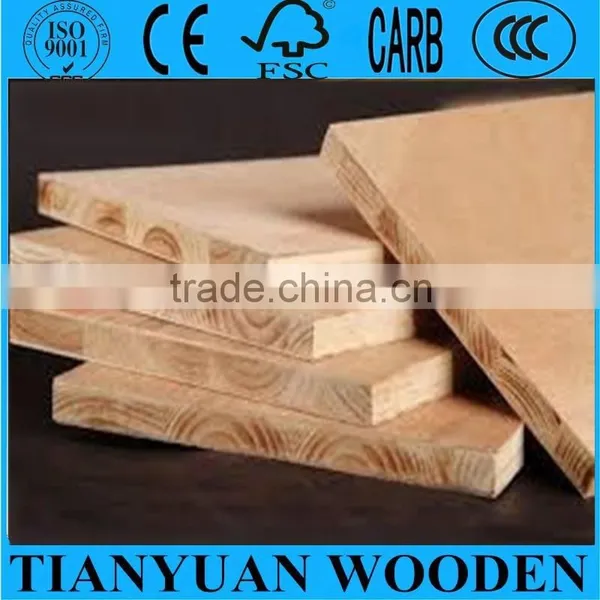 Pine Core/Paulownia Core/Malacca Core 12mm Blockboard photo-2