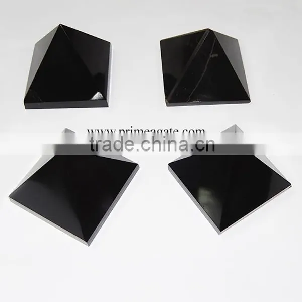 Wholesale Black Agate Pyramids : Stone Pyramids For Sale