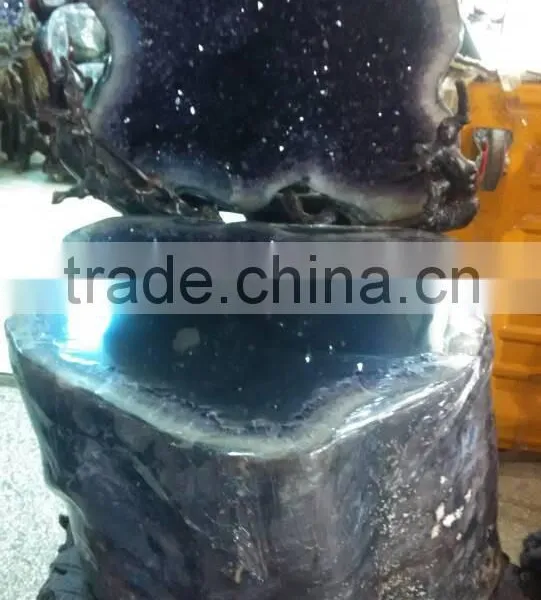 2015 Hot Sale Large Natural Amethyst Fengshui Geode As Tables Base