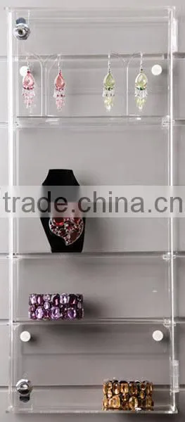 Clear Customized Acrylic Jewelry Display Stand / Shelf photo-2