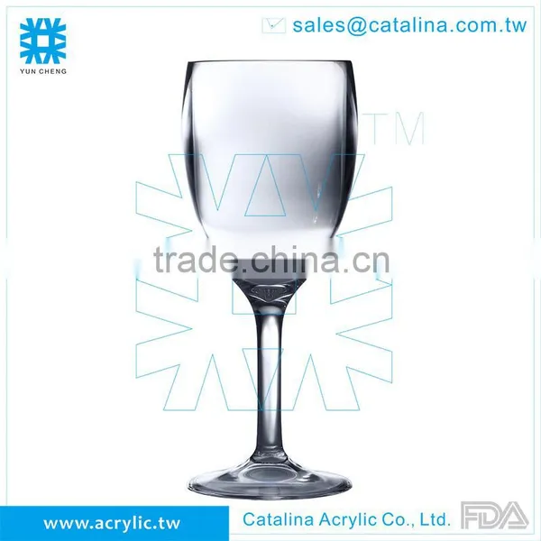 Acrylic Clear 336ML Transparent Barware Plastic Beverage Wine Glass photo-4
