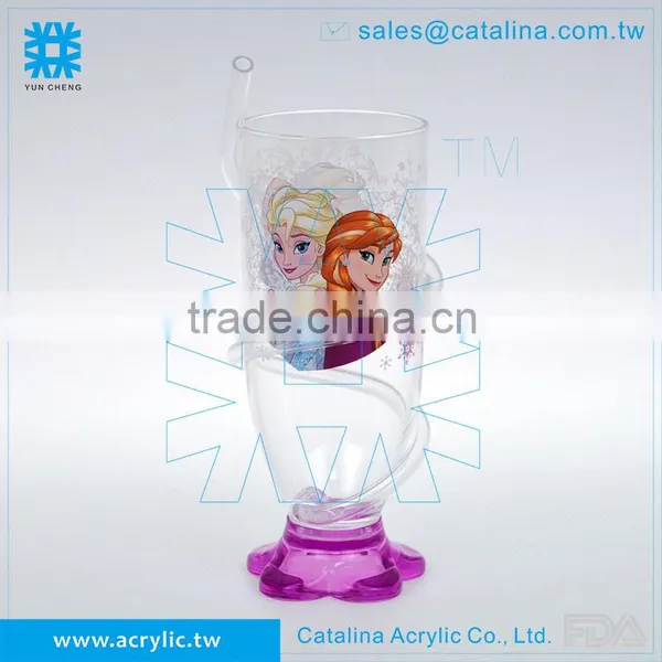 Acrylic 236ml TUMBLER WITH STRAW photo-4