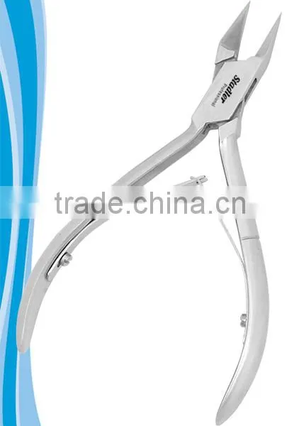 Double Spring Stainless Steel Professional Cuticle Nail Nipper Size 13.5 cm