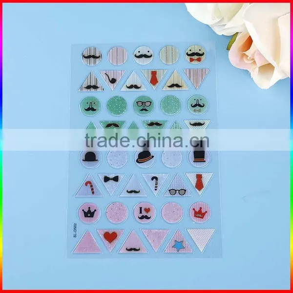 Promotional Beautiful Glass Decoration Sticker/crystal Stickers photo-4