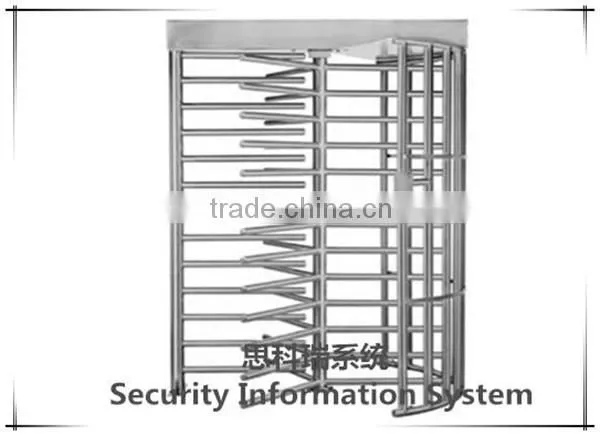 Rfid Card Reader Security Single Lane Full Height Turnstile Gate for Airport Security photo-3