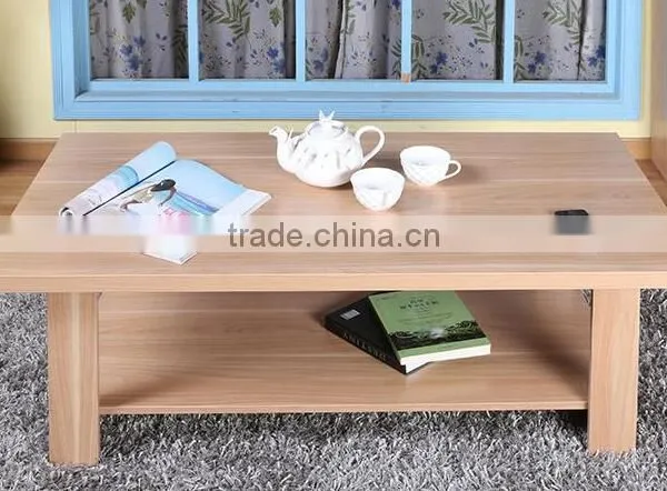 Veneer Particle Board Modern Coffee Table photo-2