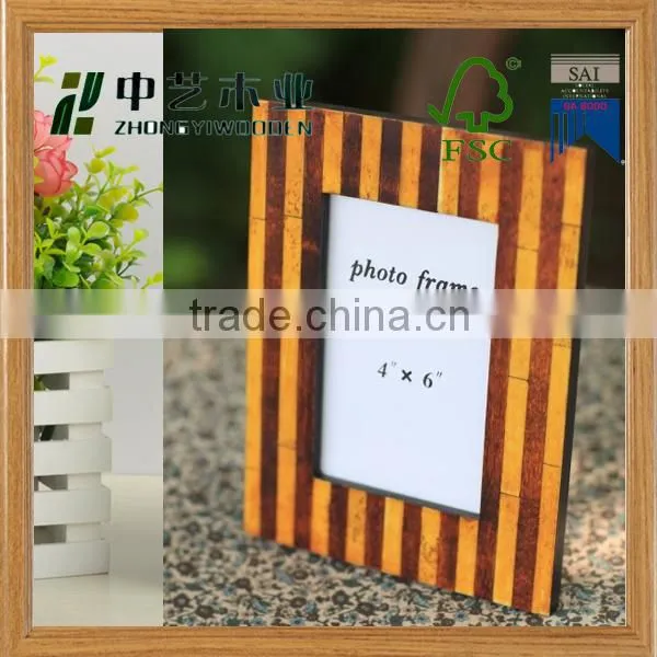Home Love Decoration Gift Crafts High Quality Customized FSC Wooden Photo Frame photo-6