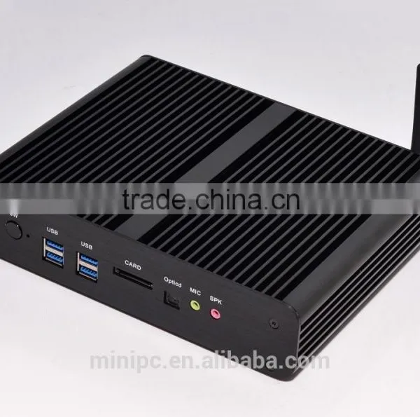 Embeded Fanless Desktop Computer Mini PC Core i7 5500u With With Dual HD Dual COM Dual Lan photo-4